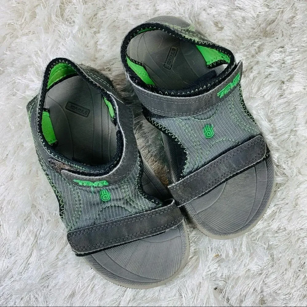 Teva Grey Green Kids Sandals ? Size 3